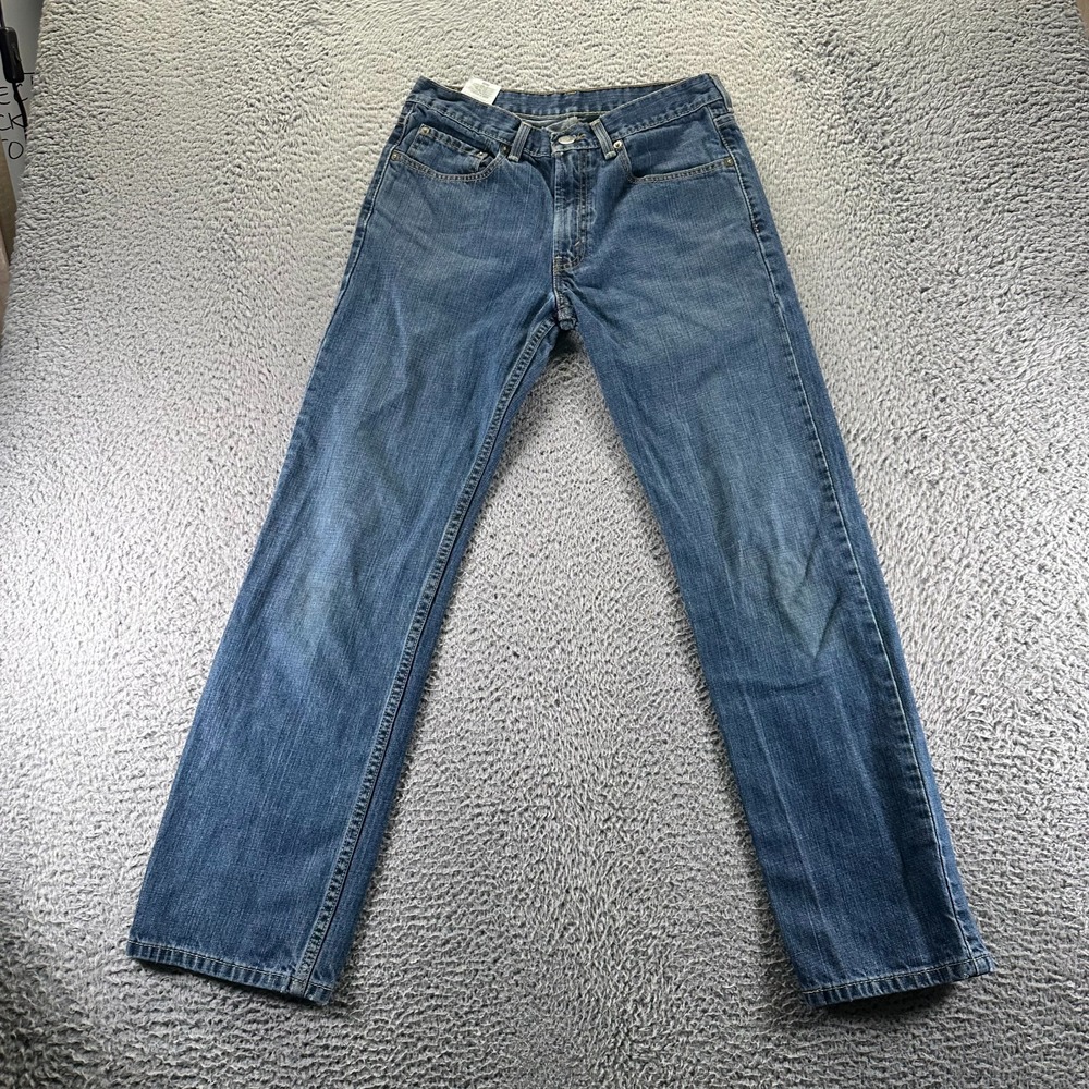 Levi's 514 Jeans Boys 29x29 Blue Cotton Denim Straight Slim Fit Workwear Faded